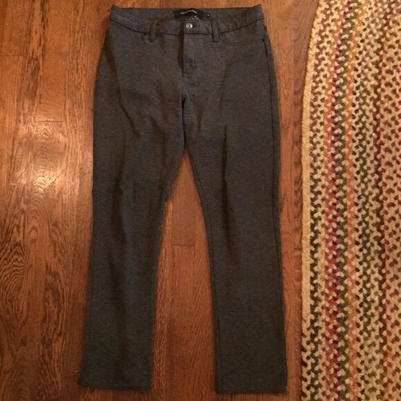 Calvin Klein Jeans Dark Gray Textured Stretch Pant - Picture 1 of 7